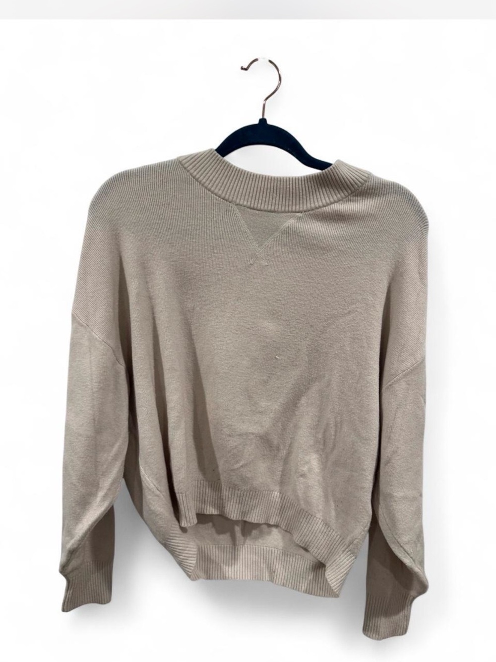 Abercrombie & Fitch Taupe Crewneck Sweater